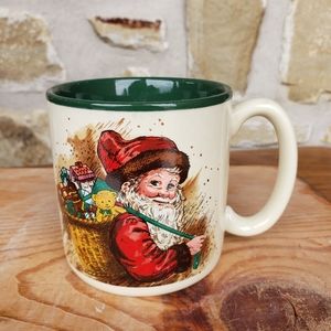 Vintage Potpourri Press Santa Mug Made in Korea 1987